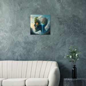 The Ember King's Ascent Canvas Print
